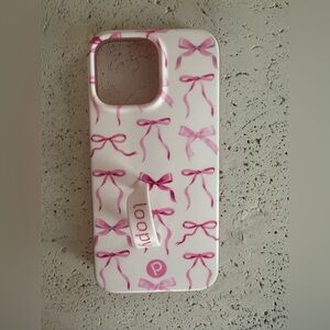 Loopy Pink Bow IPhone 16 pro max case